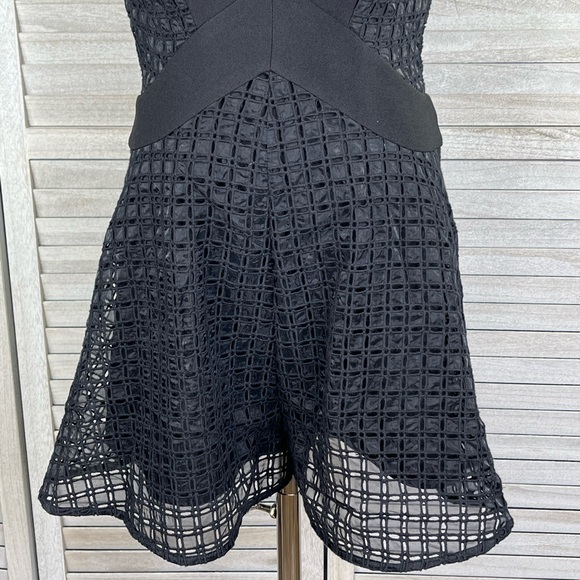 FINDERS KEEPERS Black Lace Romper-Small - Picture 3 of 4